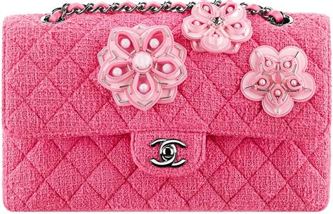 chanel bag with a flower on the front|chanel new handbags.